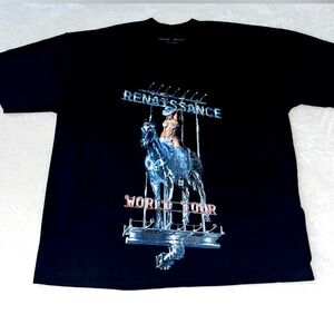 Beyonce 2023 Renaissance Official World Tour T-Shirt ‘Disco Cowboy’ Size XXL